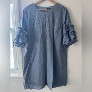 Plus size short dress.